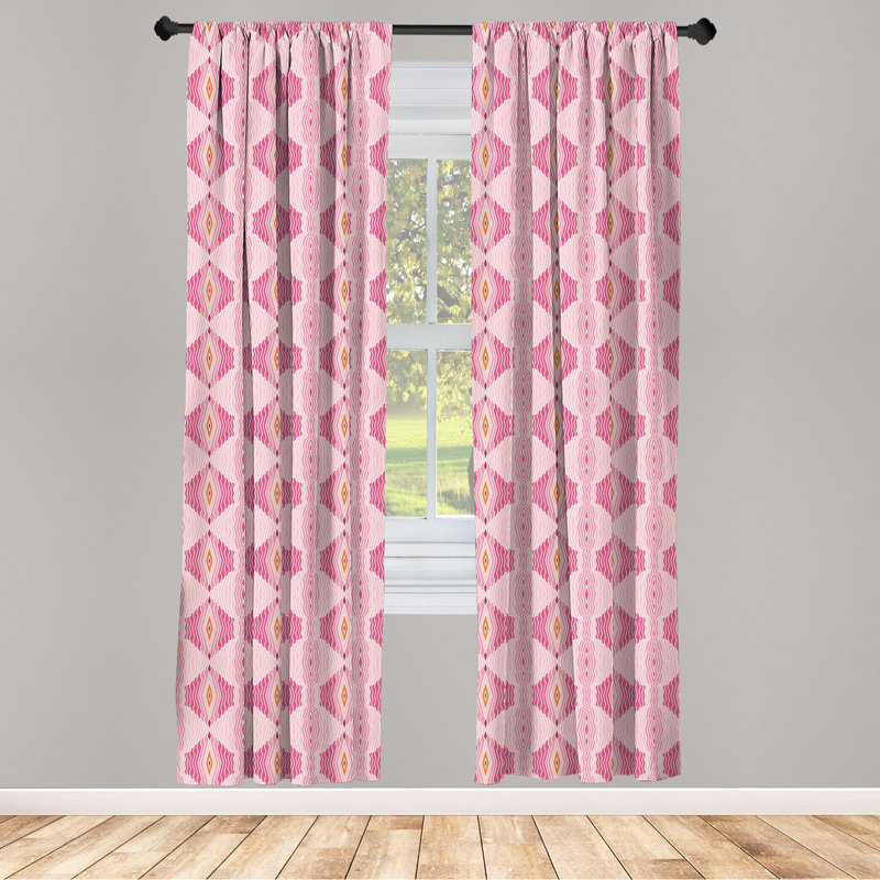 Semi-Sheer Rod Pocket Curtain Panels, 28" x 95"