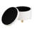 24" Wide Velvet Tufted Round Storage Ottoman with Storage-698825041
