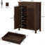 Armoire de rangement autoportante et organisateur de chaussures, parfait pour les entrées bien rangées et la gestion efficace de l'espace.