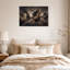 «Floating Rock Formations with Glowing Gold Cracks», art mural sur toile-1259585667