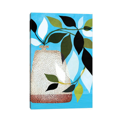 Ivy And Blue Sky II - Wrapped Canvas Painting