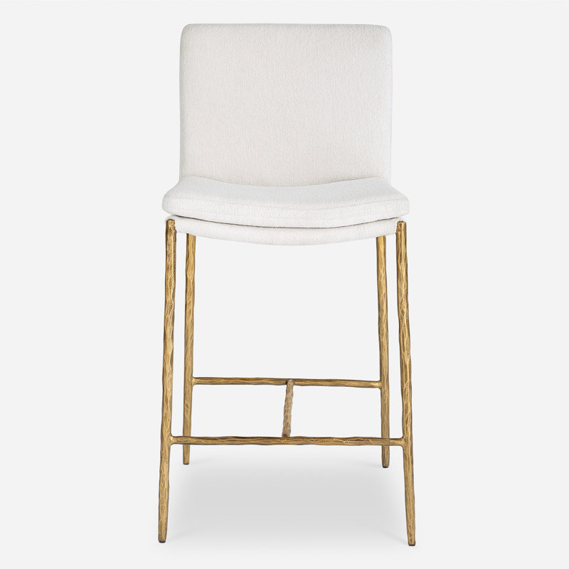 Mulbury Tahlya White Counter Stool