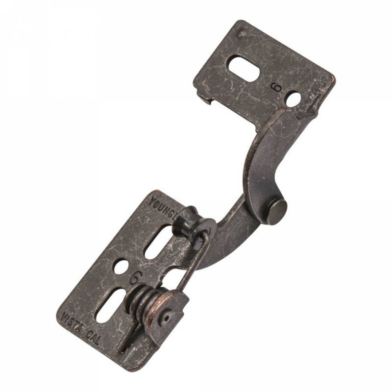 1/2 Overlay Hinge, Oil Rubbed Bronze