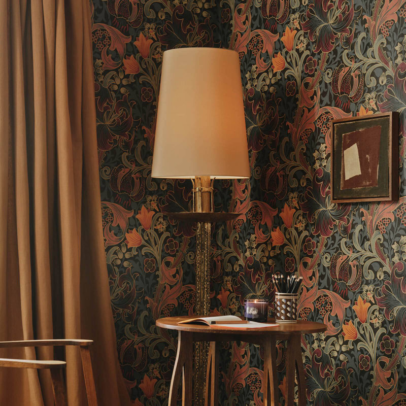 GOLDEN LILY Wallpaper - Apatite 9'10" - full height wallpaper