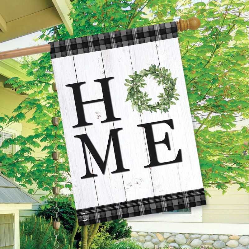 Home Everyday Rustic Double-Sided House Flag
