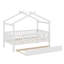 Lit en bois avec couchette-1076371910