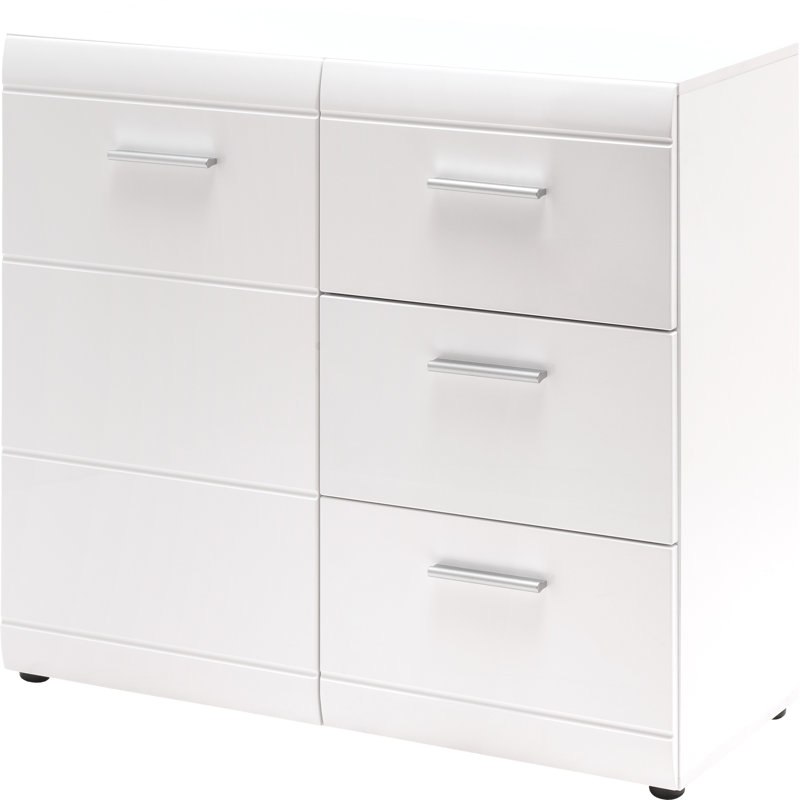 GW-Adana 96cm W 3 - Drawer Chest of Drawers, White