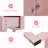 Arbadella Vanity Makeup Desk, Rectangle Accent Manicure Table with Cabinet-1540253200