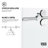 Elan 60-64" W x 74" H Sliding Frameless Shower Door with 3/8" Clear Glass-98714497