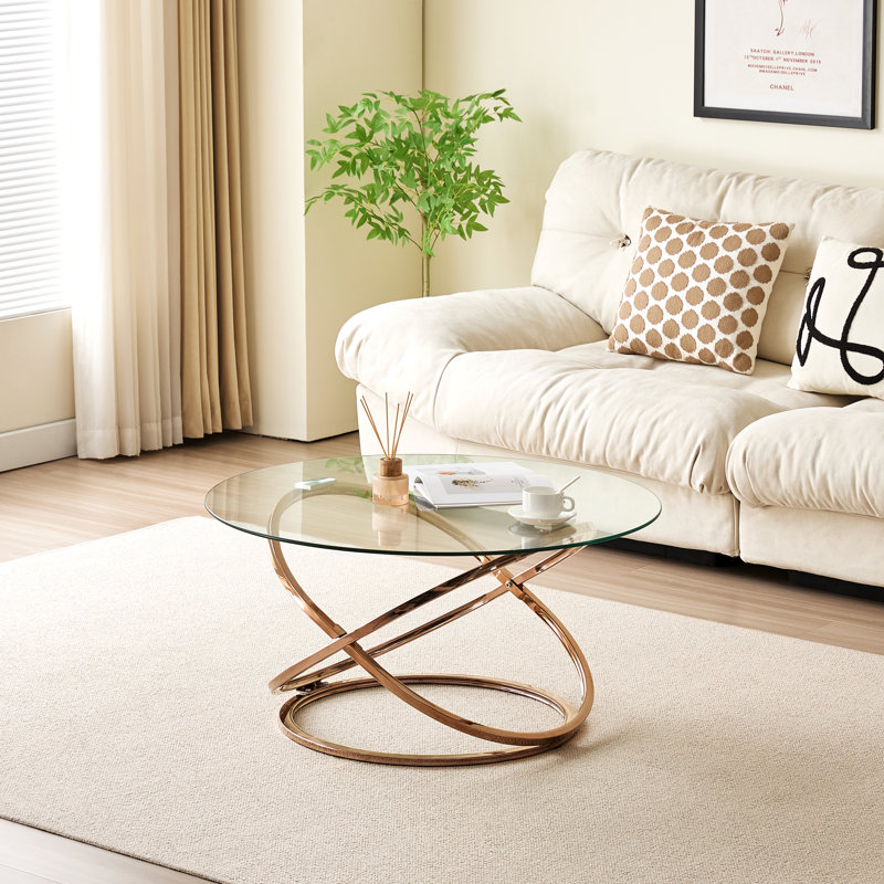 Cotty Coffee Table, Gold