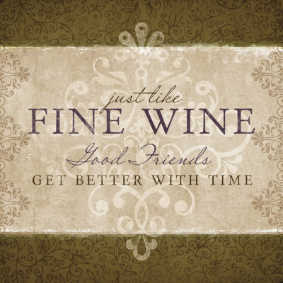Wine Inspiration II - Wrapped Canvas Print