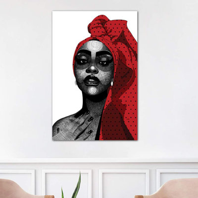 Lihle by Ohab TBJ - Wrapped Canvas Print