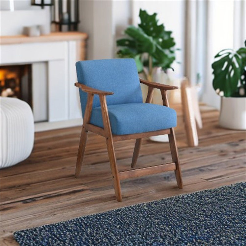 Fauteuil Gravitt, Bleu, Brun