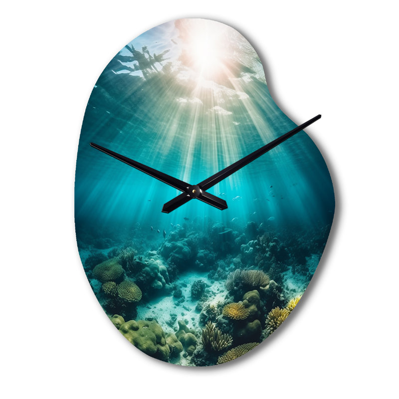 Horloge murale Underwater Coral IV - Coastal, Petit