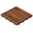 EZ-Floor in Solid Teak Wood, 1 TILE ONLY, Long Slat