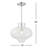 Marlana 1 - Light Silver Single Pendant