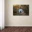 «Redtail at the Blue Barn», reproduction de photo sur toile tendue Vidur-22073574