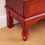 Élégante armoire à vin lumineuse avec tablettes réglables - 2 portes, 1 tiroir, couleur cerise, ampoule incluse, mécanisme de protection contre le basculement, portes modernes et tiroir cerise, tablettes, mesure de sécurité-1886361041