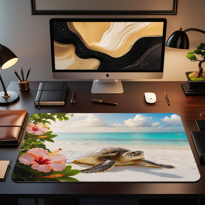 Polyester Desk Pad, 31.5x15.5