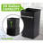 29 Gallon Steel Open Top Recycling, Compost, and Trash Can Set with Square Lid