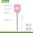 Tovolo Silicone Slotted Turner with Stainless Steel Handle for Everyday Cooking and Flipping, Pink Sorbet