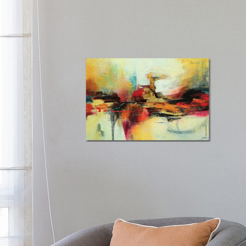 Intensa Composición IV by Gabriela Villarreal - Wrapped Canvas Painting, 66.04 cm H x 45.72 cm W x 3.175 cm D