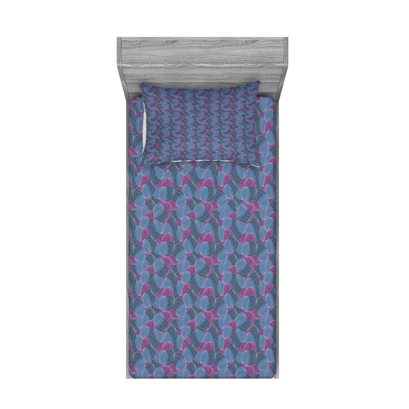 Ensemble de draps en micro-fibre, Ensemble de draps pour lit simple avec un drap-hou