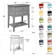 Dmitry 2-Drawer End Table with Storage