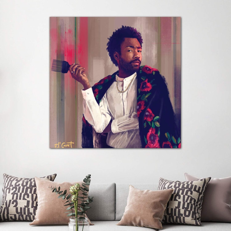 « Gambino » par El’cesart-impression, Toile tendue, H 37 po x l 37 po x P 0,75 po