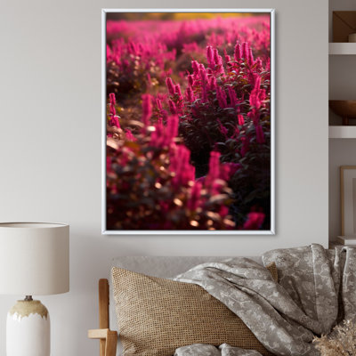Abstraction florale fuchsia IV