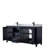 Daria 72'' Double Bathroom Vanity with Carrara Marble Top-48462080-80205427-61132180