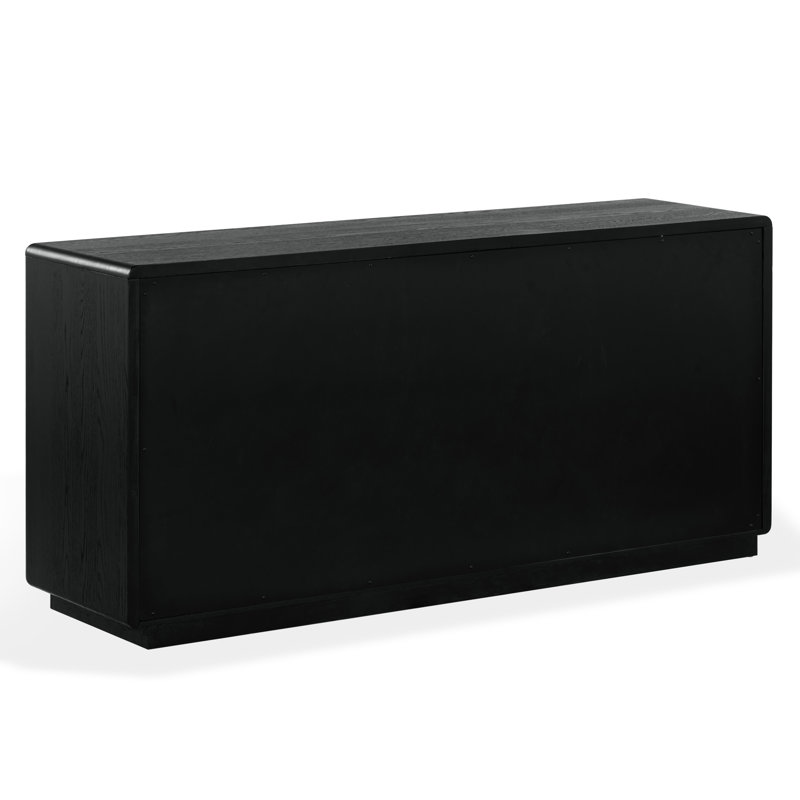Commode 6 tiroirs Alanna, Black
