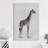 Aldiana 'Standing Tall Giraffe II' Print on Wrapped Canvas-342207871