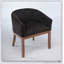 Chaise de salle à manger demi-tonneau Mid-Century-1017826348