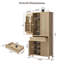 Armoire de rangement 72 po H 72,1 po avec tablettes réglables-1246868068