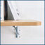 Table basse pliante murale peu encombrante pour petits espaces, acier robuste et amp; Facile à installer