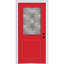 Porte d'entrée pré-montée en fibre de verre 1/2 panneau Grace Grace-254507256-254507263-254507234
