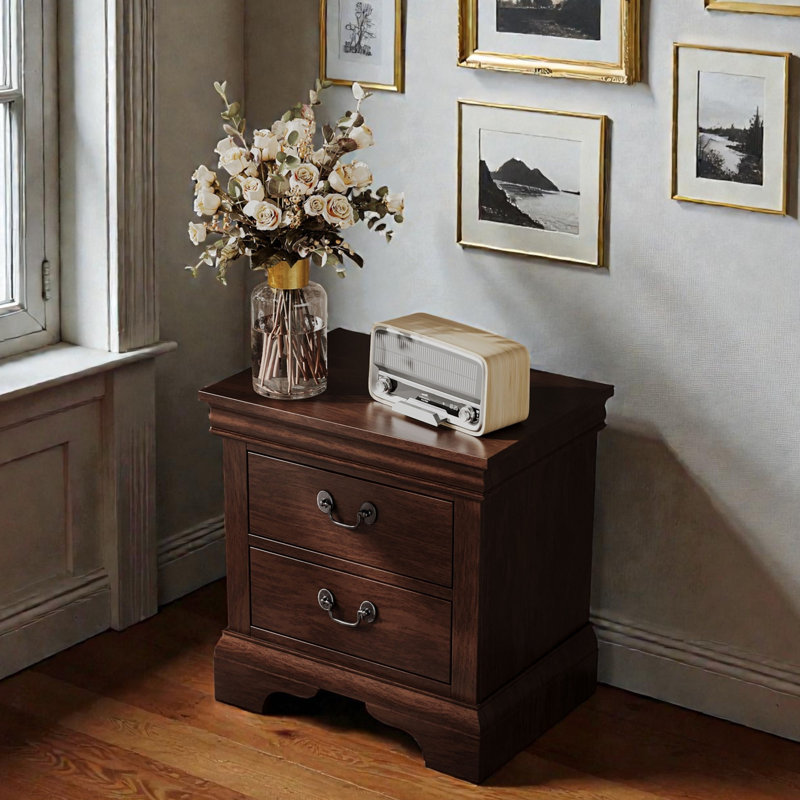 Table de chevet classique, Cerisier