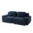 82" Modern L-Shaped Modular Sectional Sofa For Living Room, Corduroy Fabric, 2-Seater Couch With Deep Seat , Pearl-Like Piping, Tufted Design, No Assembly, Anti-Slip Design-1065333678