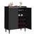 Modern Industrial Wine Cabinet