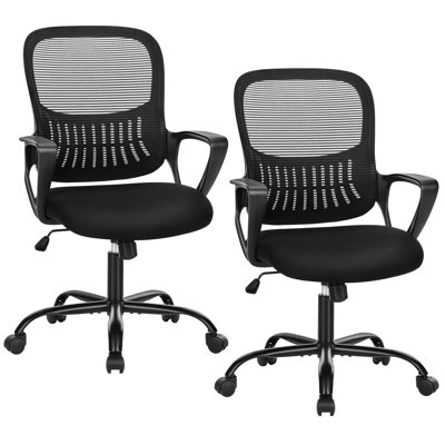 Office Ergonomic Task Chair(set Of 2)