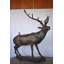 Statue en bronze de renne réaliste et incroyablement détaillée, taille: 75 po x 50 po x H 85 po