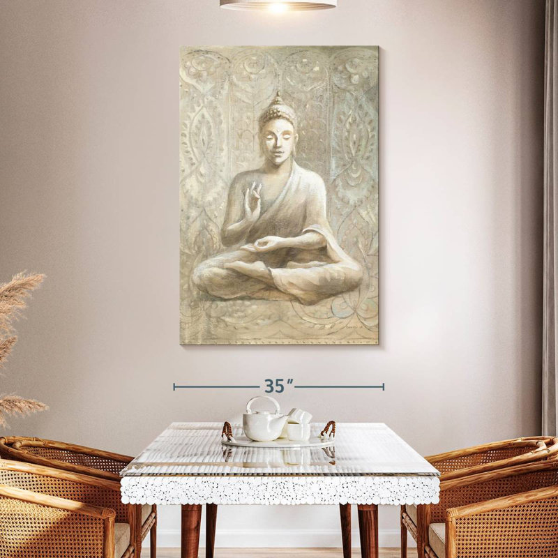 Leisha paix du Bouddha, H 51 po x l 34 po