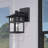 1 Light Small Outdoor Wall Lantern With Clear Glass-1709791589