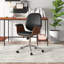 Trym Faux Leather Mid-Century Office Chair-707381428