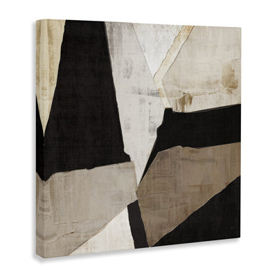Layered Geometric Illusion Canvas Wall Art, design by Susan Jill