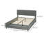 Anindo Bed Frame with Storage and Adjustable Headboard-17636594-8943267
