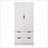 Kitchen Pantry Cabinet | 72” Modern Fluted White Storage Organizer with 2 Large Drawers &amp; 8-Door Spice Racks | MDF | Drawers Included