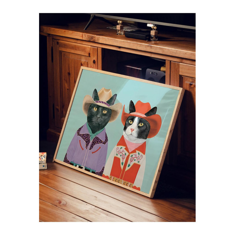 Peinture décorative encadrée