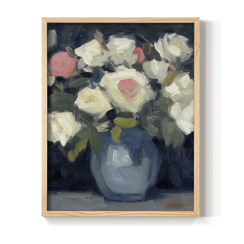 Impression encadrée FLORAL Series DCxx - Bois massif, H 21 po x l 17 po